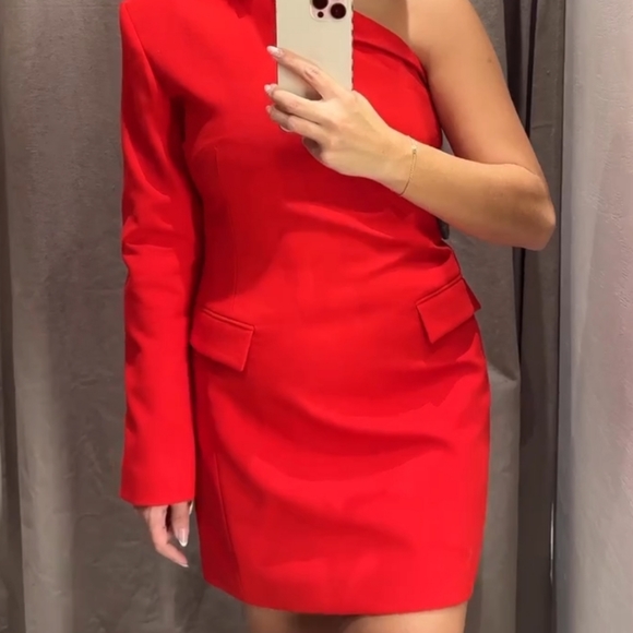 Zara Asymmetric blazer dress - Picture 7 of 12